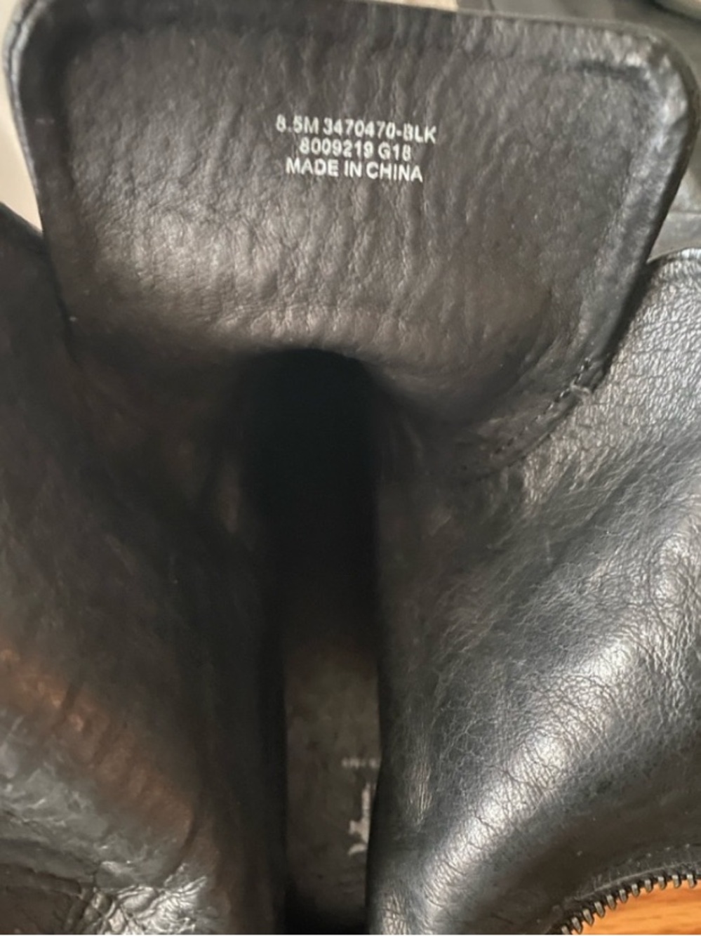 Frye Black Leather High-Top Sneakers with Cream Rubber Sole - Picture 10 of 12